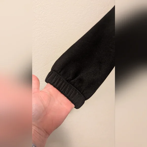 Calvin Klein Black Half Zip Hoodie - Picture 7 of 8